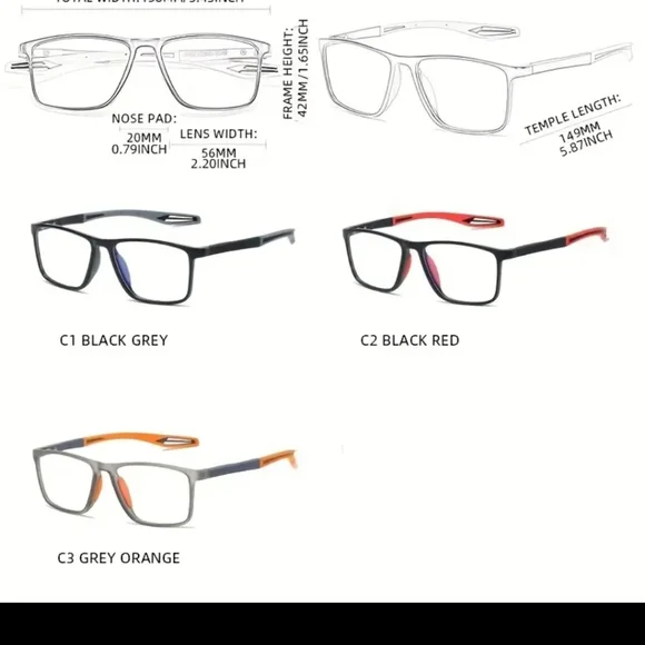 New Unisex Photochromic Vintage Sunglasses Ultra TR90 Anti Blue Light - Picture 2 of 4